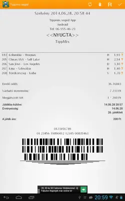 Tippmix segéd android App screenshot 0