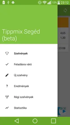 Tippmix segéd android App screenshot 9