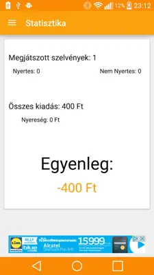 Tippmix segéd android App screenshot 4